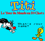 Titi - Le Tour du Monde en 80 Chats (France) Title Screen
